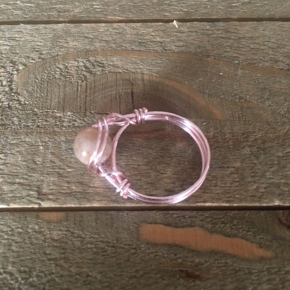 Moonstone Wire Wrapped Ring - Picture 3 of 6